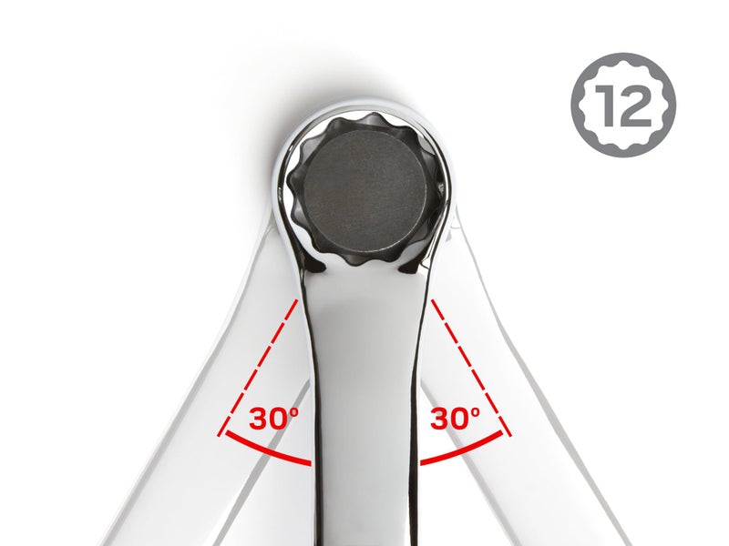 TEKTON 8 mm x 10 mm 45-Degree Offset Box End Wrench | WBE24308 - Image 5